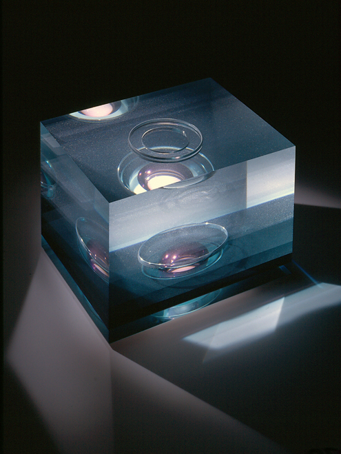Clear Lumina Echo with Green and Blue, 1992-93